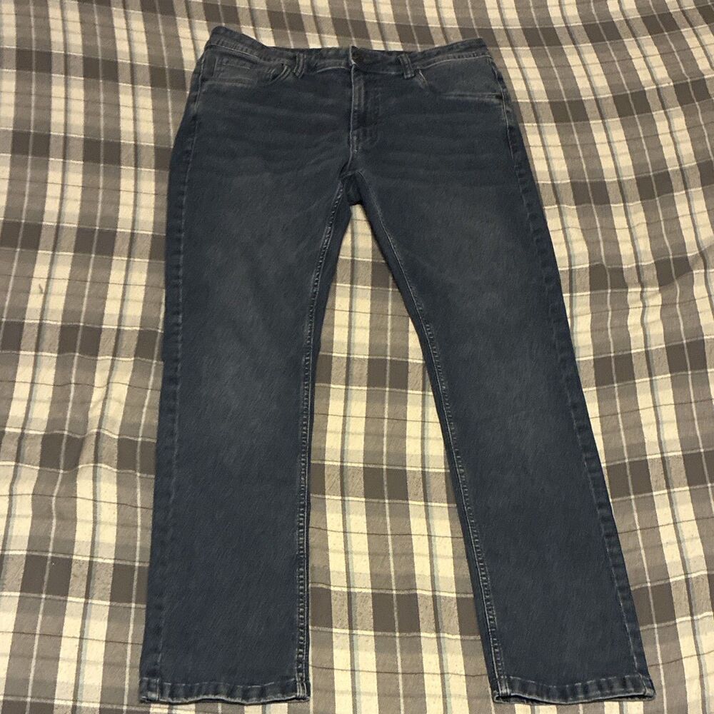 NYC the Perfect Jean Men's Slim Fit Jeans 33x32 Dark Blue Wash